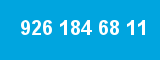926 184 68 11